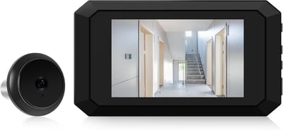 Deurcamera Viewer - Kijkgaatje Camera - Veiligheid Thuis - 1080P HD Resolutie - 4.9 Inch Scherm - Zwart