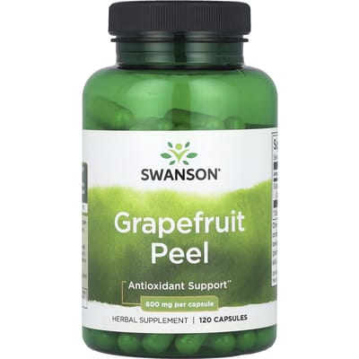 Grapefruitschil, 600 mg, 120 Capsules