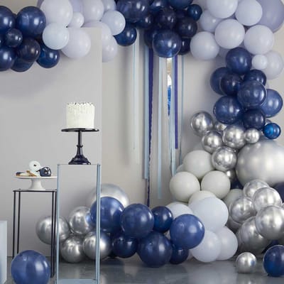 Zilver & Blauw XL - 200 stuks