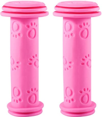 Rieba® Handvatten Kinderfiets 100mm - Fiets - Step - Binnen diameter 22mm - Kinderen - Rubber - Antislip - Roze
