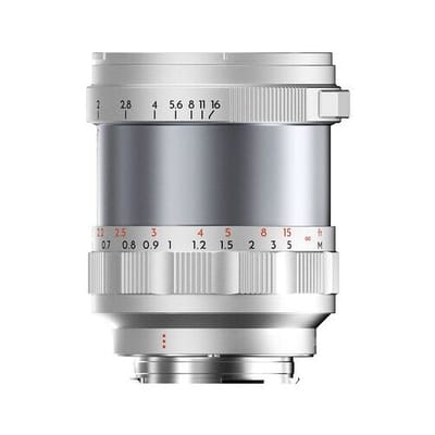 THYPOCH Simera volformaatobjectief 75mm f/1.4  Leica M zilver