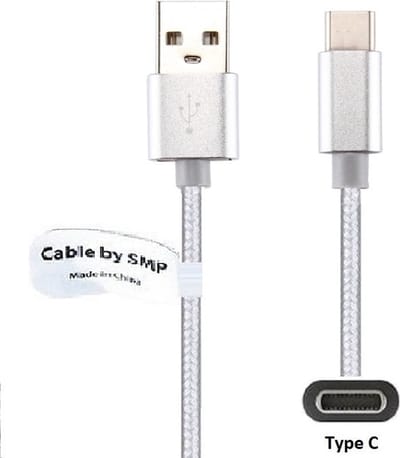OneOne 2,0m standaard USB C kabel. Metal laadkabel. Oplaadkabel snoer past op GoPro Fusion, Hero 5 Black, 5 Session, Hero 5, Hero 6 Black, Hero 7, Hero 8, Hero 9, Hero 10, Hero 11, MAX