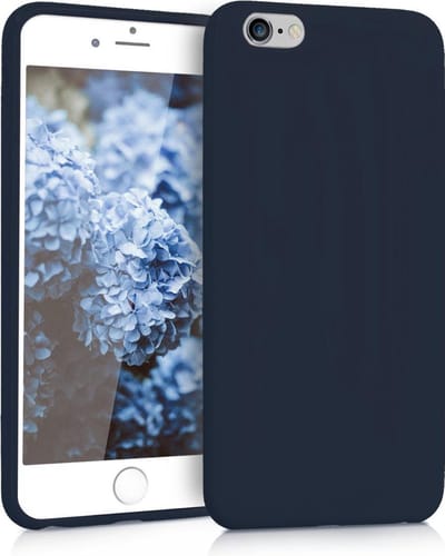 kwmobile telefoonhoesje geschikt voor Apple iPhone 6 Plus / 6S Plus - Hoesje voor smartphone - Back cover in marineblauw