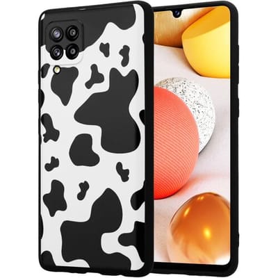 ShieldCase Holy Cow Hoesje geschikt voor Samsung Galaxy A42 hoesje - TPU hoesje - Kwalitatieve backcover - Koe patroon - Koeienprint
