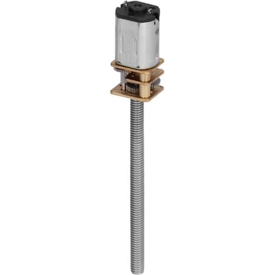 DC 6V Lineaire Tandwielmotor Elektrisch Schroef Versnellingsbak M4x55mm 180RPM voor Huishoudelijke Apparaten