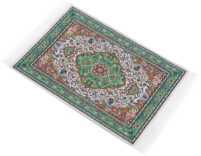 Dailygoods- Poppenhuistapijt 1:12 - Miniatuurtapijt - Zacht en huidvriendelijk - Duurzaam - Elegante decoratie - Rijk aan kleuren