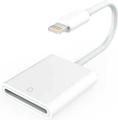 New Age Devi - Lightning naar SD - Kabel - Kaartlezer - Card Reader - Geschikt Voor Apple apparaten