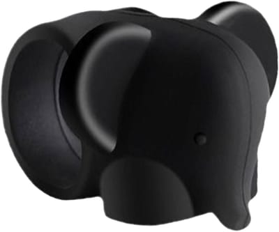Deurstopper - Deur buffer - Beschermt muren - Zelfklevend siliconen - 6.5 x 6.5 cm - Zwart