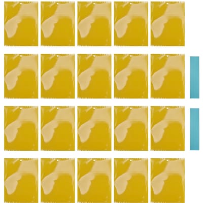 20 Pièces 20x15cm Piège à Insectes Non Toxique Efficace PVC Jaune Piège à Mouches pour Serre Jardin beige