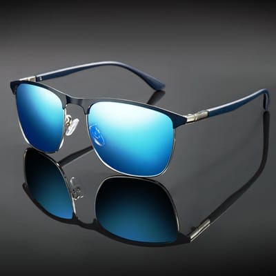 Lunettes de Soleil Style Alliage Métal Multi-couleurs Légères Confortables Durables Haute Qualité pour Femme Homme - gray