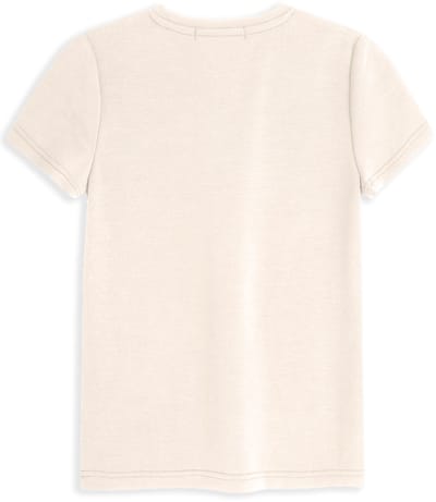 4PRESIDENT T-shirt meisjes - Beige - Maat 98 - Meiden shirt