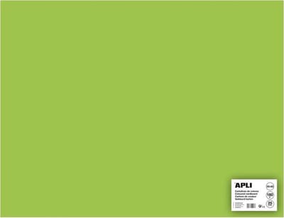 APLI  Lichtgroen Karton 50 x 65 cm 170 g/m² - 25 vel