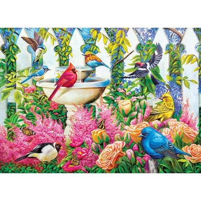 5D DIY diamant schilderij vogels borduurwerk mozaïek kruissteek strass decoratie 20X30CM blue