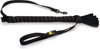 Beeztees Parinca Premium Weblijn Hondenriem - Hondenlijn - Handvat - nylon - Zwart - Hondenriem 10 meter