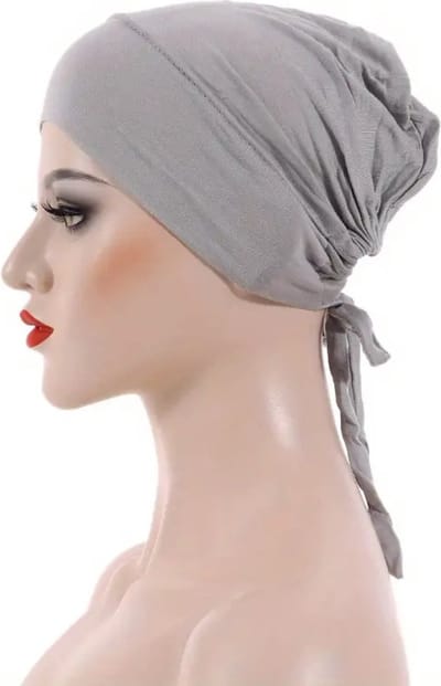 Bovista Hoofddoek - Hijab - Dames - Abaya - Sjaal - Islamitische Kleding - Moslim Kleding - Alhamdulillah - Lichtgrijs
