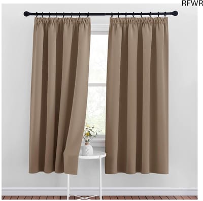 RFWR® Verduisterende Thermische Gordijnen 140x175cm - 2 Stuks, voor Woonkamer en Slaapkamer