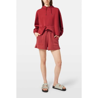 Scotch & Soda Tencel Hoodie With Twisted Hem Roadside Red Taglia: XS | Felpe con cappuccio Outlet | Donna | Rosso