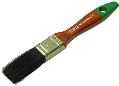 SAM professional lazuur platte verfkwast / beitskwast - 1 inch