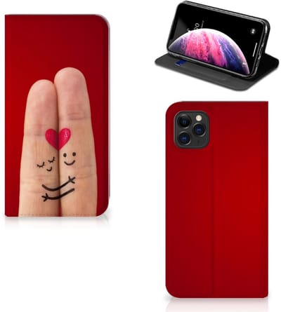 Apple iPhone 11 Pro Max Hippe Standcase Liefde - Origineel Romantisch Cadeau