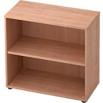 TOPAS LINE boekenkast, 2 OH, spaanplaat, B 800 x D 400 x H 748 mm, notendecor