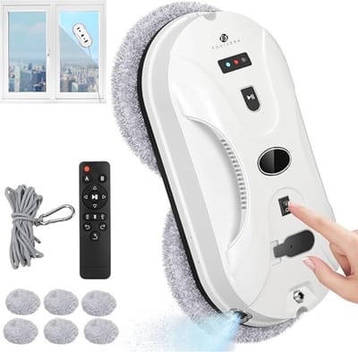 Equivera Robot Ramenwasser - Robot Ramenreiniger - Ruitenreiniger - Robot Glazenwasser - Window Cleaner Robot - Robotramenwasser - Robot Ramenwasser Draadloos - Nooit meer zelf uw ramen wassen!