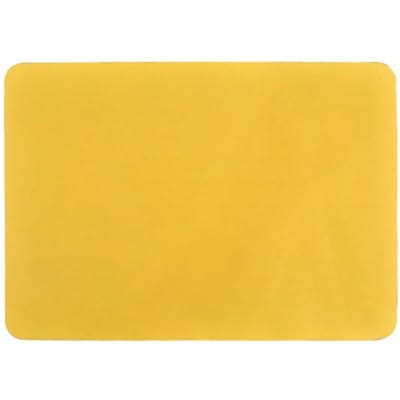 Tapis rectangulaire en silicone, set de table, set de table en silicone antidérapant, tapis pour artisanat de moule Epoxy DIY jaune