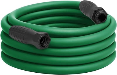 Tuinslang - Waterleiding - Tuin besproeien - Zwenkbare koppelingen - 15 meter - Bos Groen