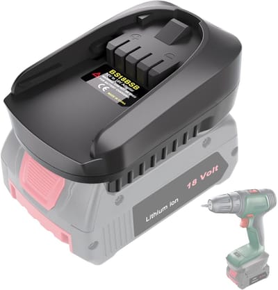 TOVBMUP Interface - Geschikt voor Bosch 18V Accu Adapter - geschikt voor Bosch 18V Systeem Accu BAT609 BAT610 BAT618 BAT619 - Geschikt voor Bosch 18V PBA, PSB, PSR Gereedschap
