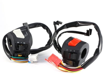 Dailygoods - Universele Motorrijders Schakelaar - Voor 7/8 Inch Handlebars - Links en Rechts - Betrouwbaar - Voor Motorfietsen - Eenvoudige Installati...