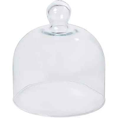 Costa Nova Glazen dome deksel 18 cm gemaakt van hoogwaardig glaswerk H 20,6 cm