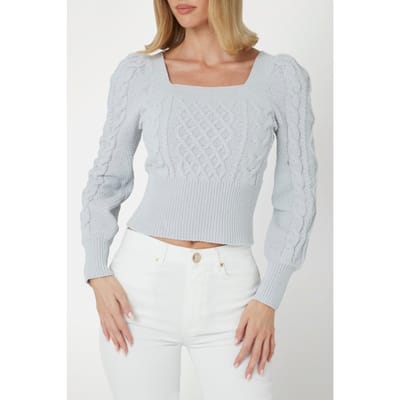 GUESS Marciano By  Ls Micro Chenille Ky Silk Gray Taglia: S | Maglioni a maglia Outlet | Donna | Grigio