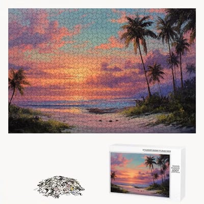 Houten Puzzel - Legpuzzel Volwassenen - Ontspanning en Decoratie - Precisie Gesneden Stukjes - 4000 Stukjes - Multicolor