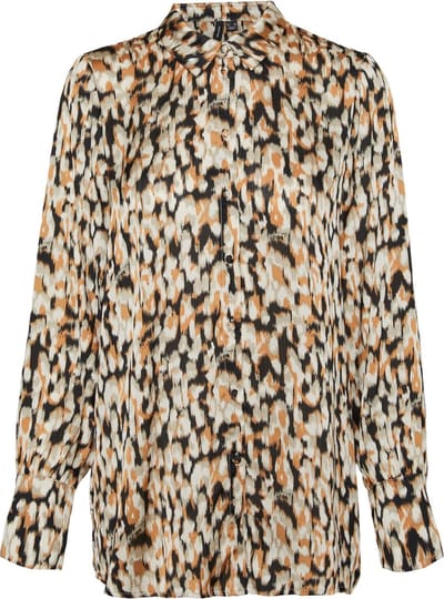 Vero Oda Ea Elia L/s Shirt Birch | Maat: M