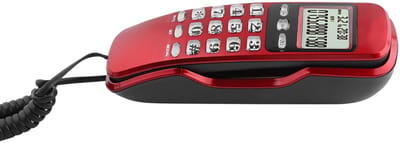 Dailygoods- Wandtelefoon met LCD-scherm - Dubbel nummerherkenningssysteem - Inkomende geheugen - Multifunctionele telefoon - Terugbelfunctie - Voor thuiskantoor/hotel - Vaste Telefoon