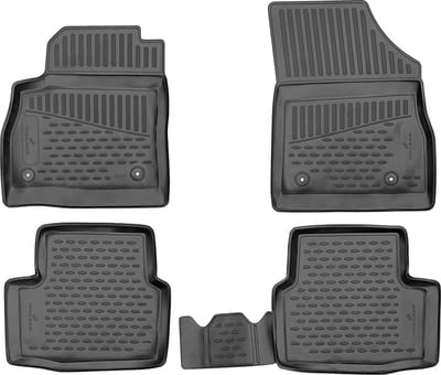Walser Rubberen Voetmatten XTR geschikt voor Opel Astra K/Astra K Sports Tourer (B16) 11/2015-12/2022