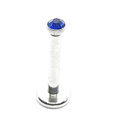 Zilver Met Steentje - Tragus / Labret Piercing