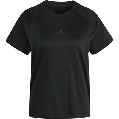 Adidas Soft Lux T-shirt Met Korte Mouwen Zwart M Vrouw
