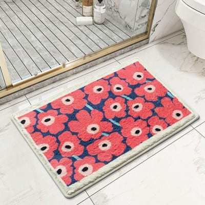 Absorberende Mat voor Badkamer Deurmat voor Badkamer Deurmat Schattige Antislipmat voor Huishouden Tapijt Deurmat voor Deurmat 40 * 60cm [crystal cashmere thin]