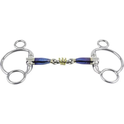 Pessoa paardenbit Trust Sweet Iron 2,5 Eggbutt Brass Ring 16
