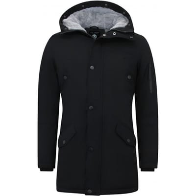 Zwarte Winterjas Heren - 7105