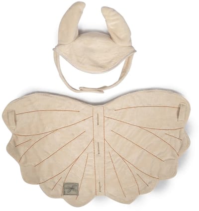 ByAstrup Stokpaard Verkleed Set Zadeldek en Muts Crème