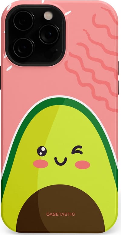 Casetastic Hoesje Geschikt voor Apple iPhone 13 Pro Max Magsafe - Stijlvolle Beschermende Duo-layer Case - Avocado Vibes
