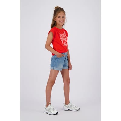 Vingino Halia Breeze Red Maat: 2 | T-Shirts Outlet | Unisex | Rood