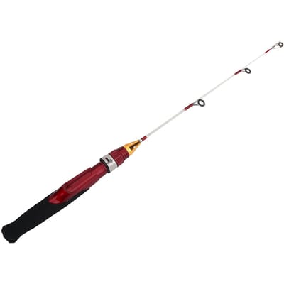 50cm Lichtgewicht Mini 2 Delen Winter IJs Solide Vissen Garnalen Hengel brown