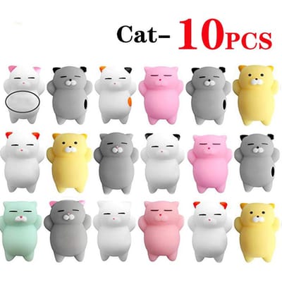 10/30/50 STKS Kawaii Mochi Squishy Speelgoed Langzaam Rijzend Stressverlichtend Speelgoed Goodie Bag Verjaardagscadeaus Feestartikelen voor Kinderen Pak