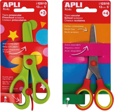Apli Kids Kleuterschool schaar (2x) - veilig en makkelijk