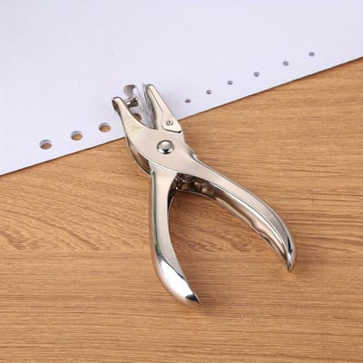 3mm Enkel Gatentang Draagbaar Enkel Gatentang Papier Materiaal Scrapbooking Handheld Knutsel Kantoor Bindmateriaal 3mm