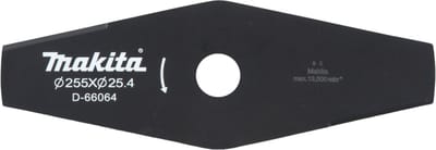 Makita 2-tand slagmes 255 x 25,4 mm voor bosmaaiers - D-66064