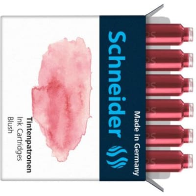 Schneider inktpatronen - pastel Blush - doos 6 stuks - S-166136