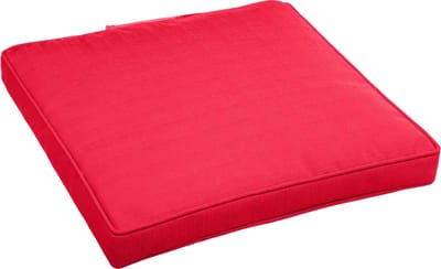 Hesperide Stoelkussens - binnen/ buiten stoelen - rood - 40 x 4 cm - Water en UV-bestendig